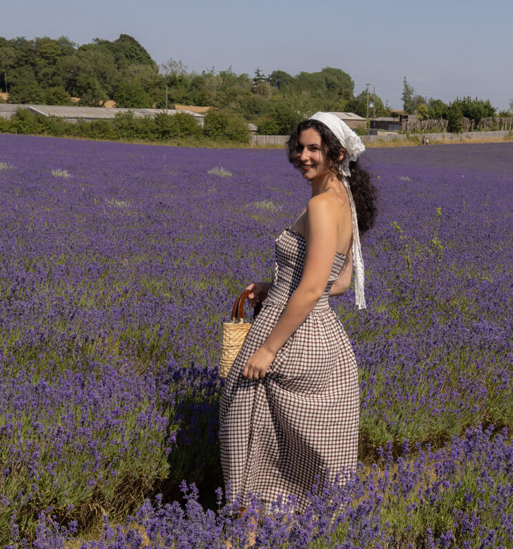 Grace at Cotswold Lavender farm
